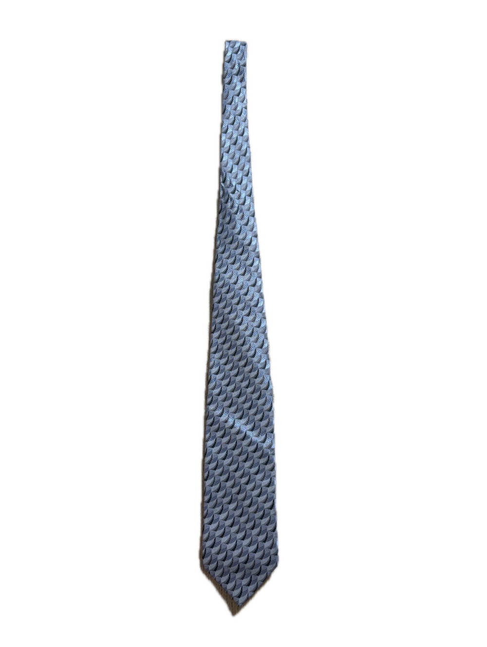 Ermenegildo Zegna Teal/White/Black Diamonds Tie